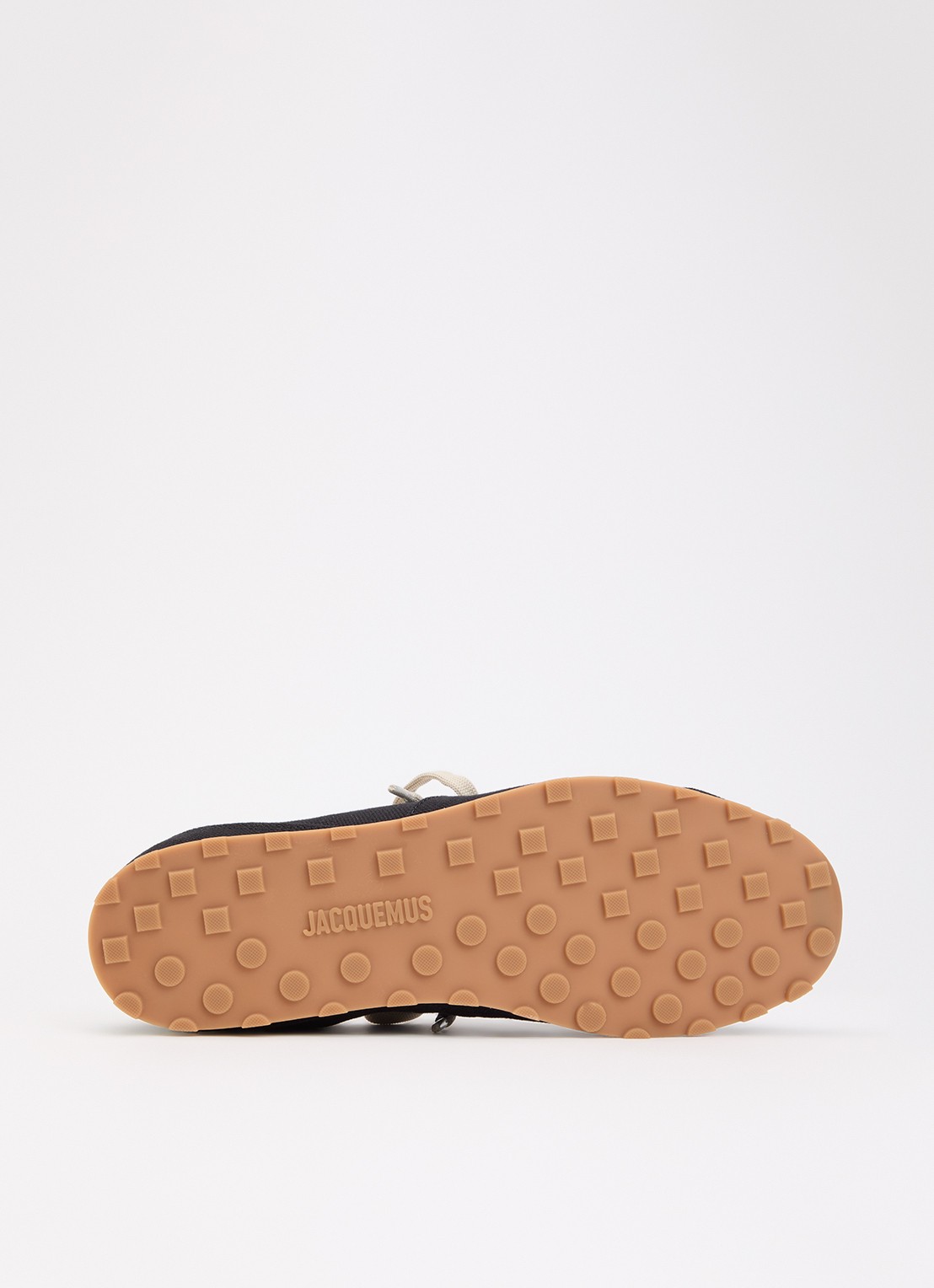 Jacquemus Les Tennis sneaker van canvas met details van leer - detail 5 zwart