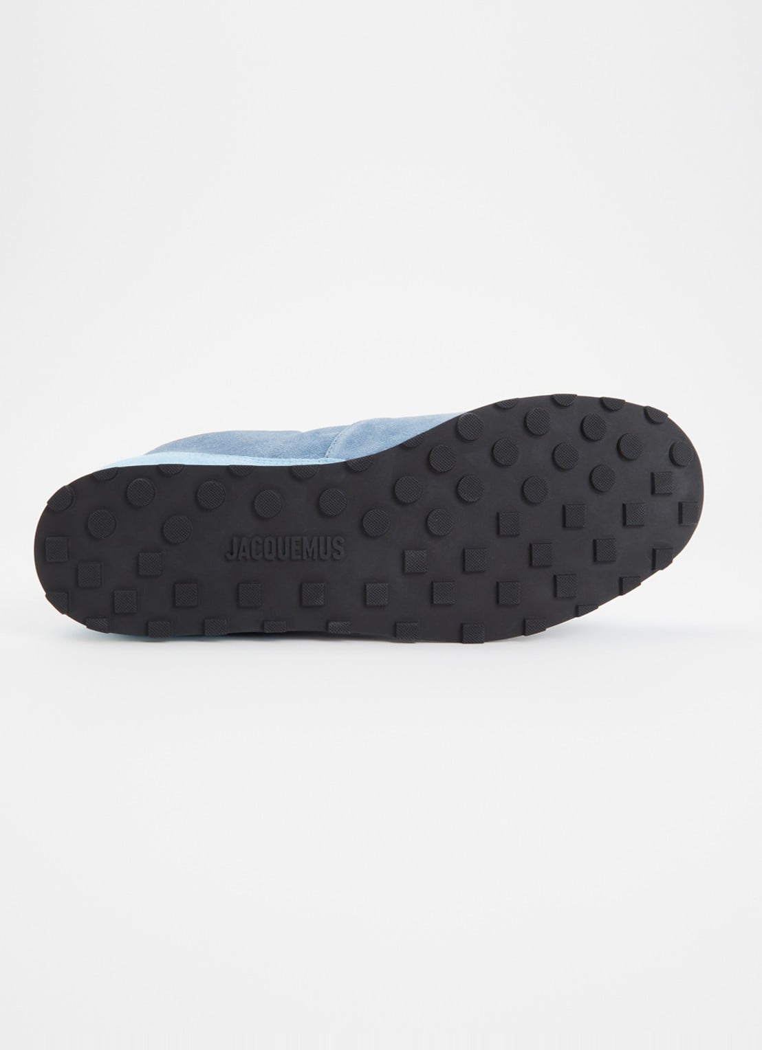 Jacquemus Les Tennis sneaker van suède met details van leer  - detail 3 blauw