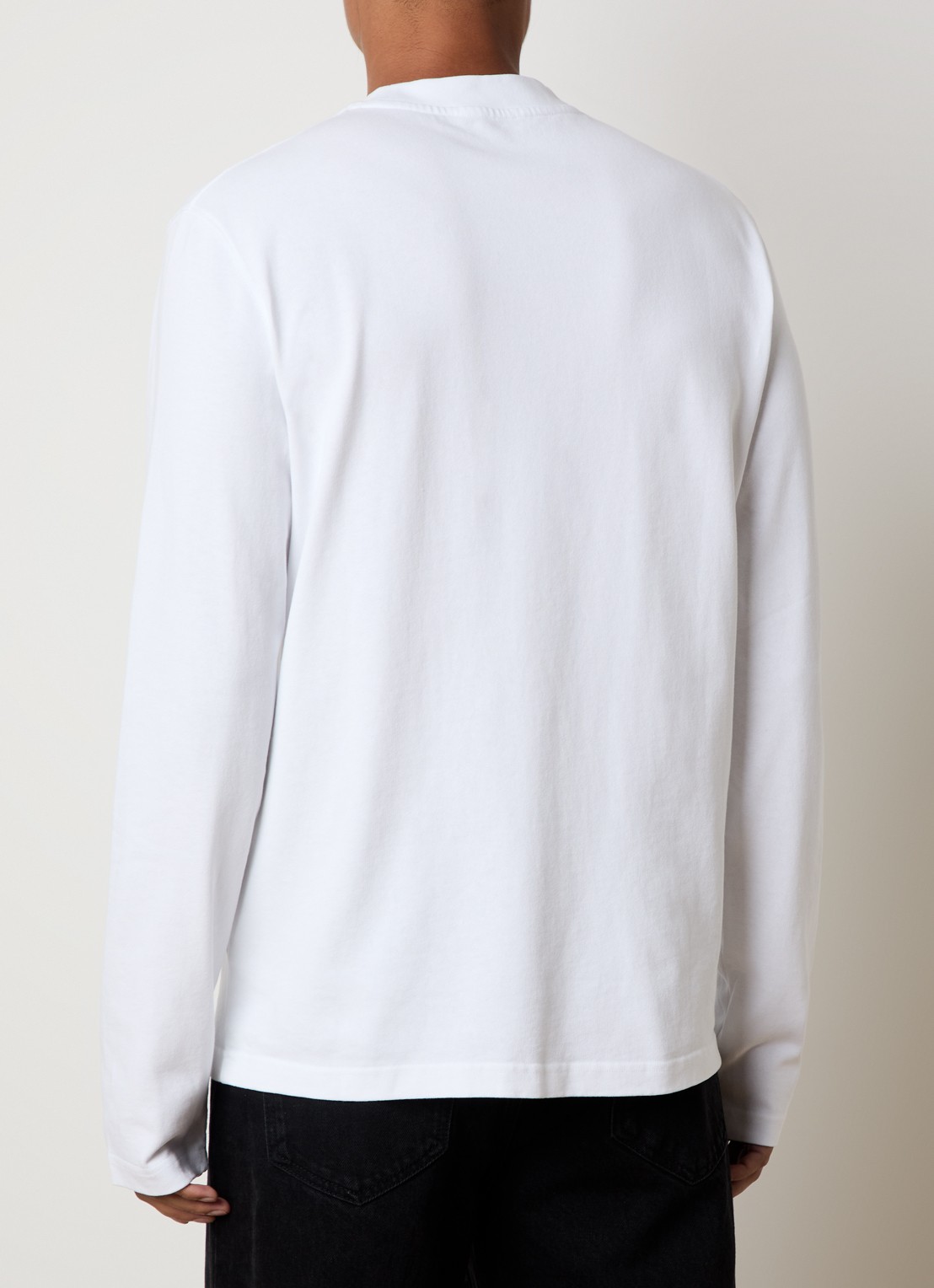 Jacquemus Longsleeve met logo - achterkant wit