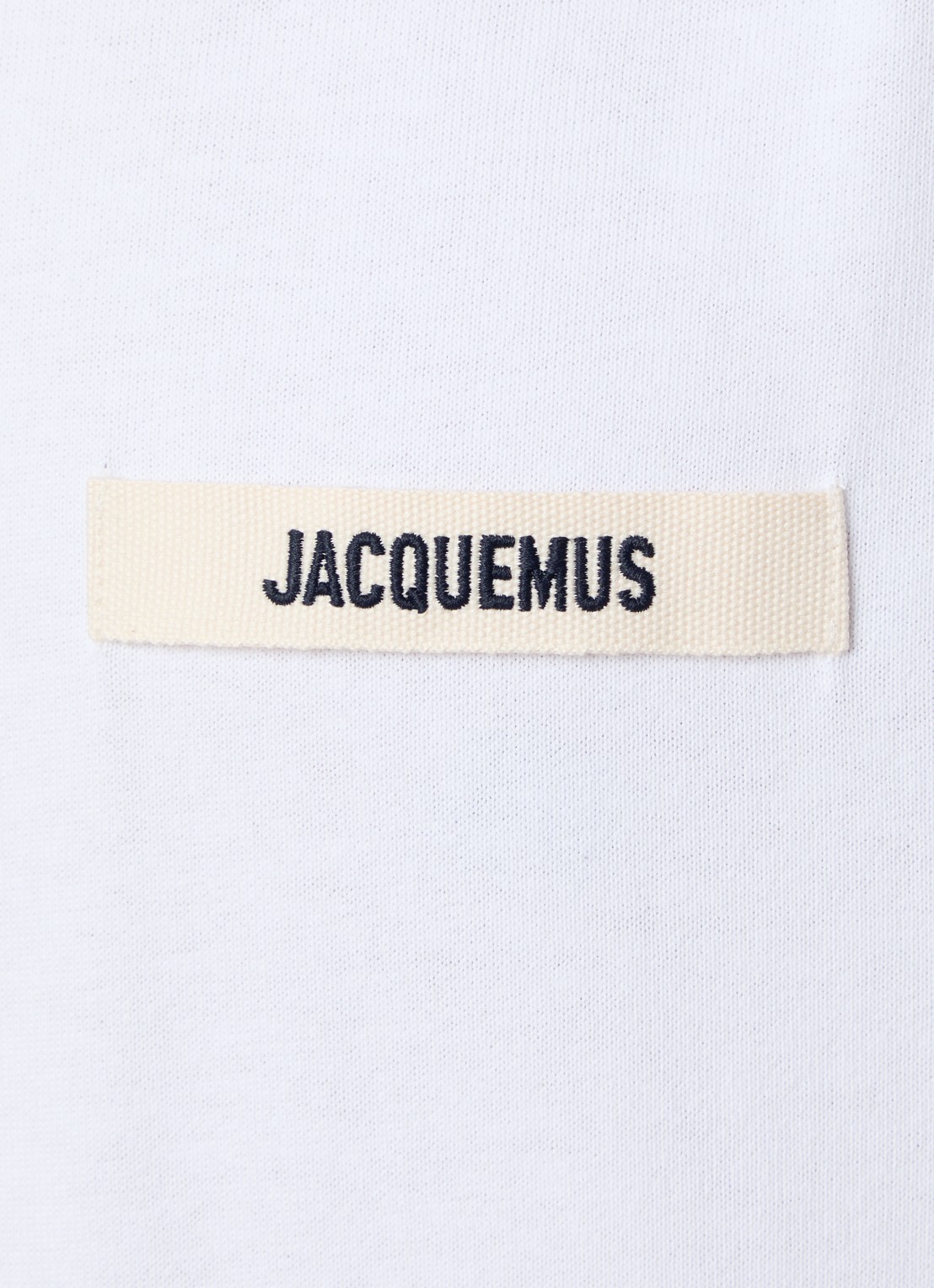 Jacquemus Longsleeve met logo - detail 5 wit