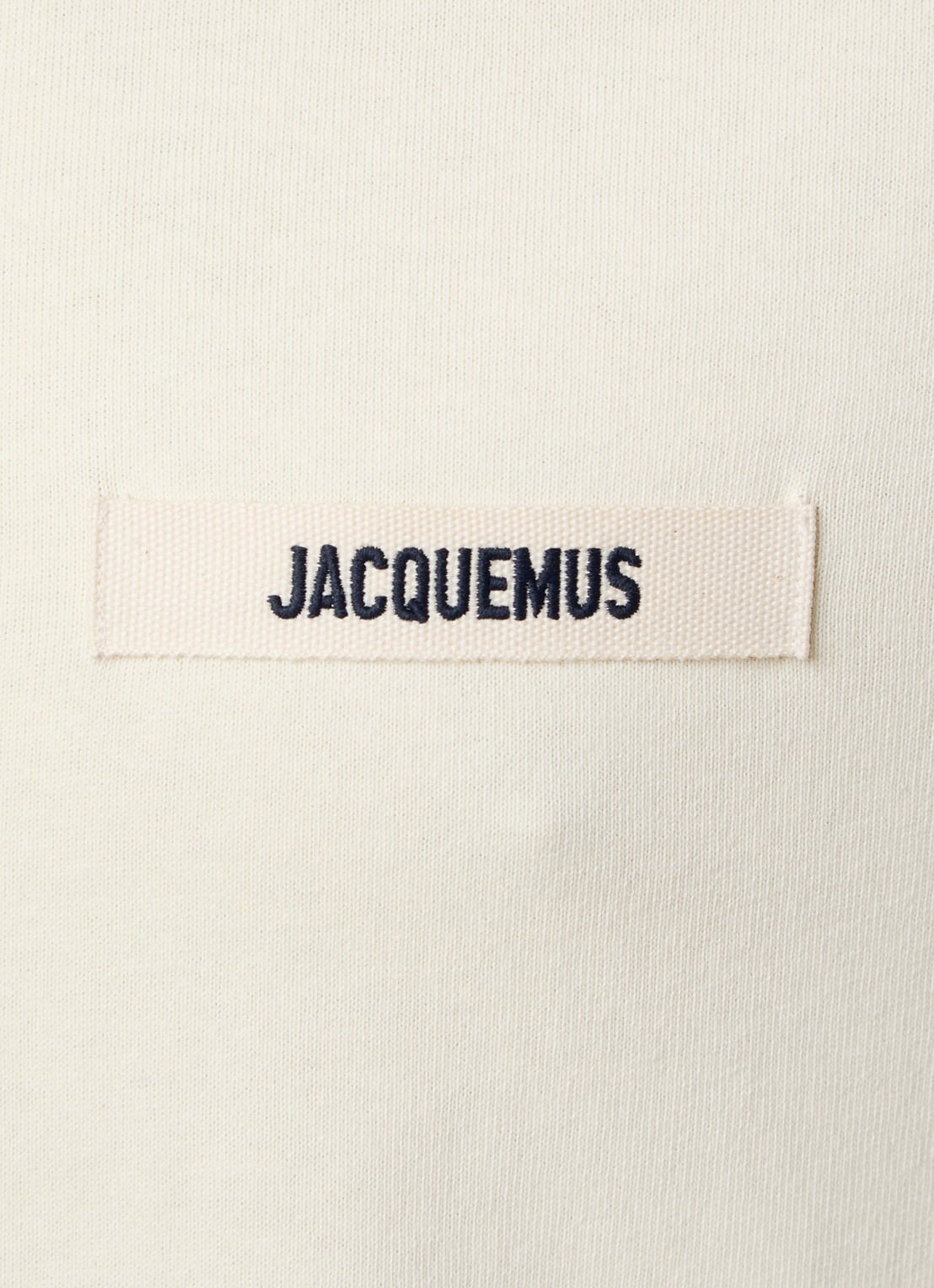 Jacquemus Longsleeve met logo - detail 2 lichtgeel