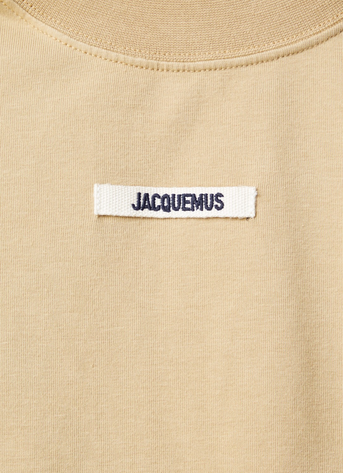 Jacquemus Longsleeve met logo - detail 2 donkerbeige