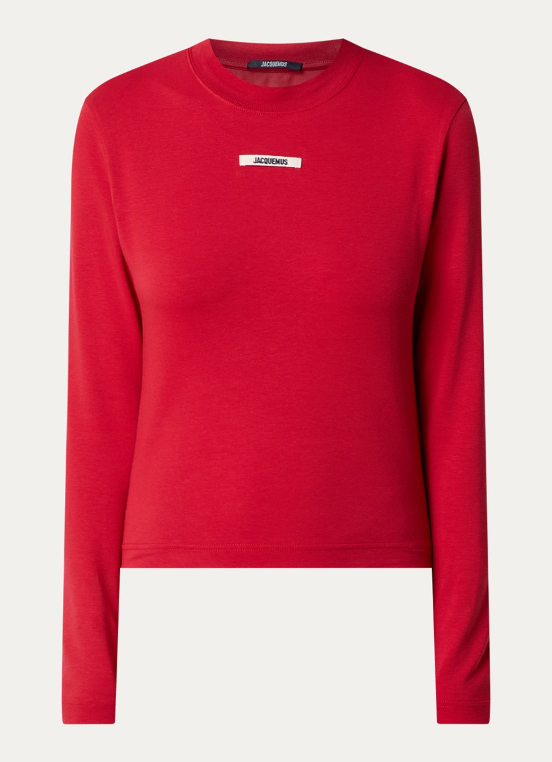 Jacquemus Longsleeve met logo - voorkant rood