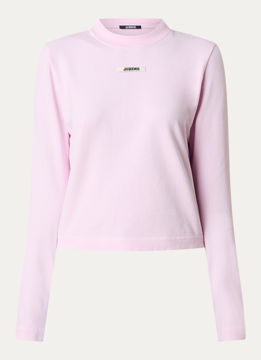 Jacquemus Longsleeve met logo - voorkant roze