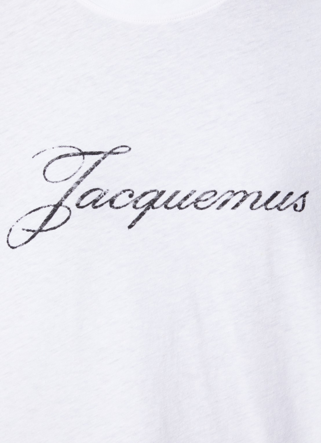 Jacquemus Longsleeve met logo - detail 2 wit