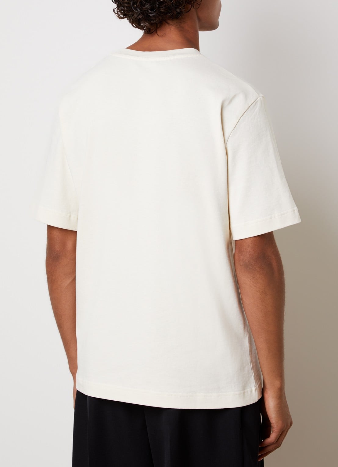 Jacquemus Palmier T-shirt met logoprint - achterkant 3 gebroken wit