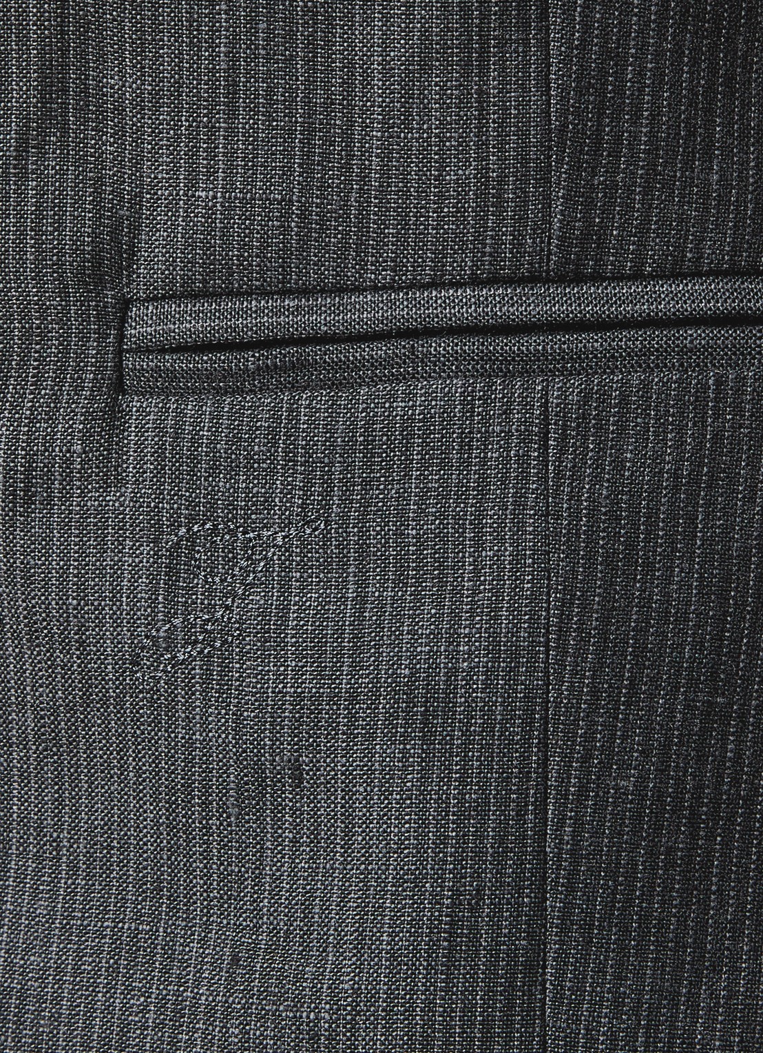 Jacquemus Paysan gilet met strikdetail - detail 3 donkergrijs