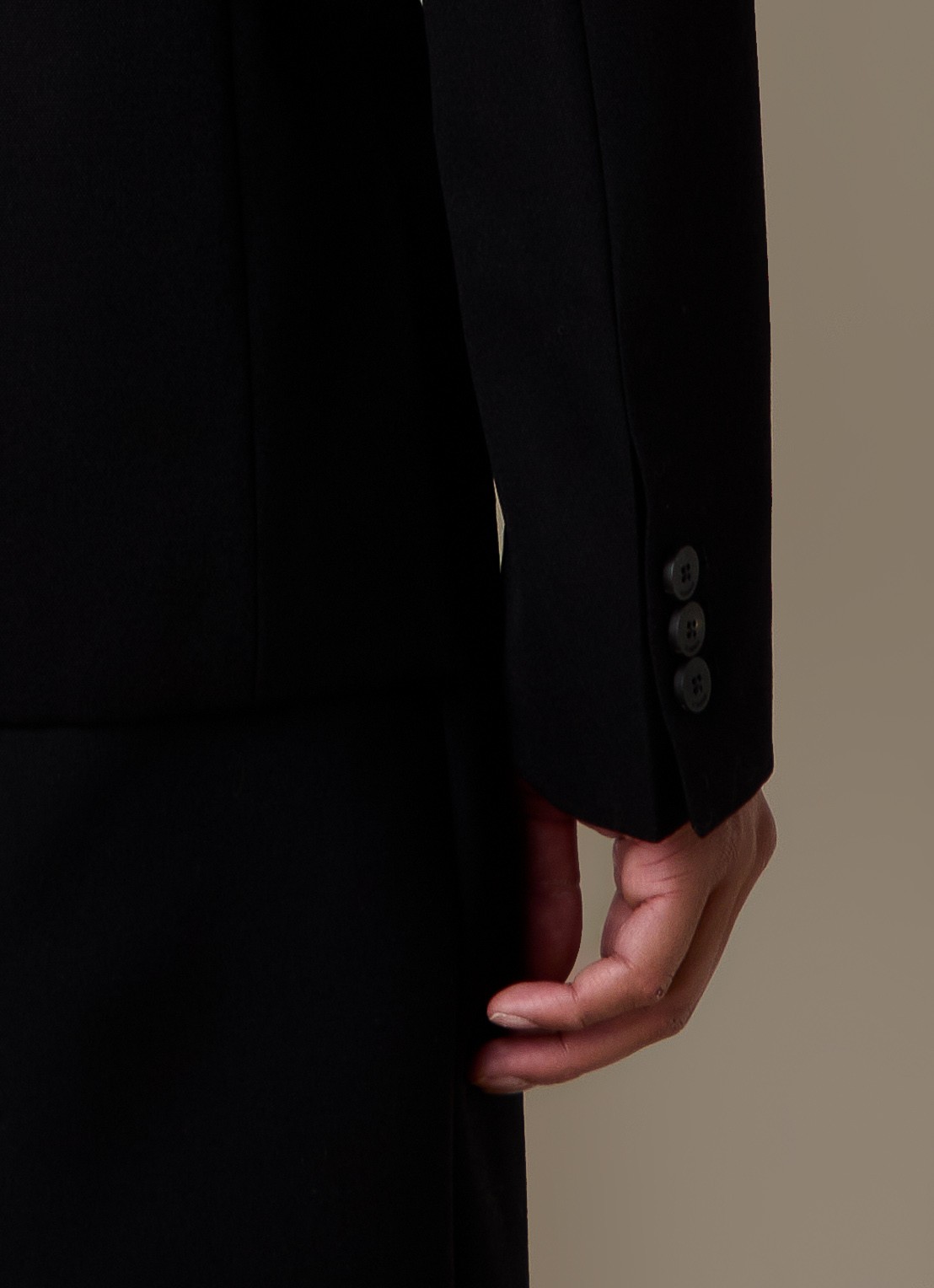 Jacquemus Regular fit colbert van scheerwol met klepzakken - detail 3 zwart