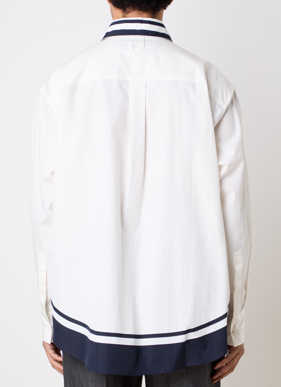 Jacquemus Regular fit overhemd met print - achterkant 3 wit