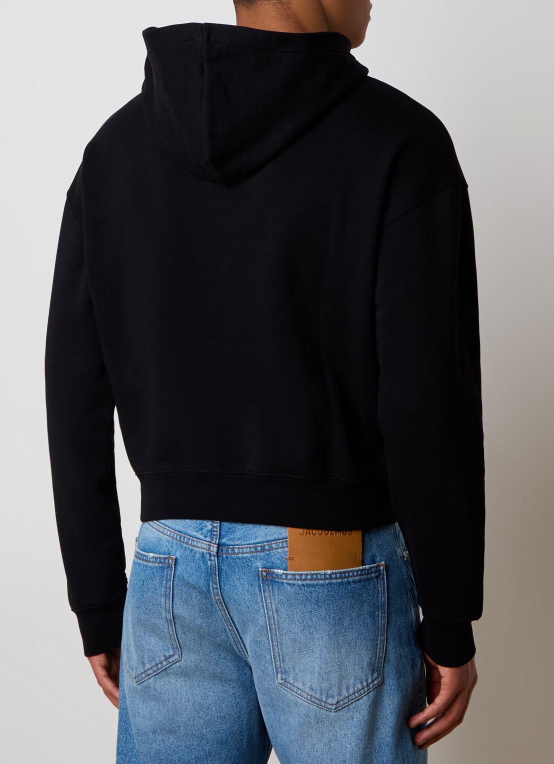Jacquemus Sweatvest met logo - achterkant 4 zwart