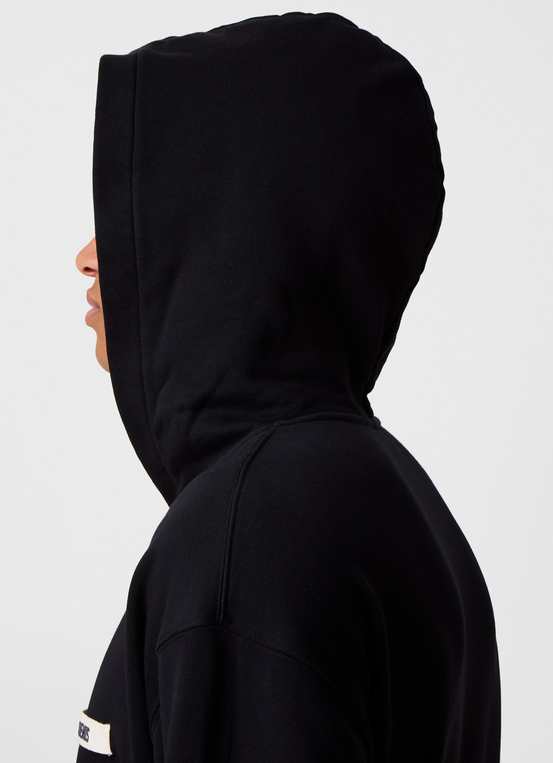 Jacquemus Sweatvest met logo - detail 2 zwart