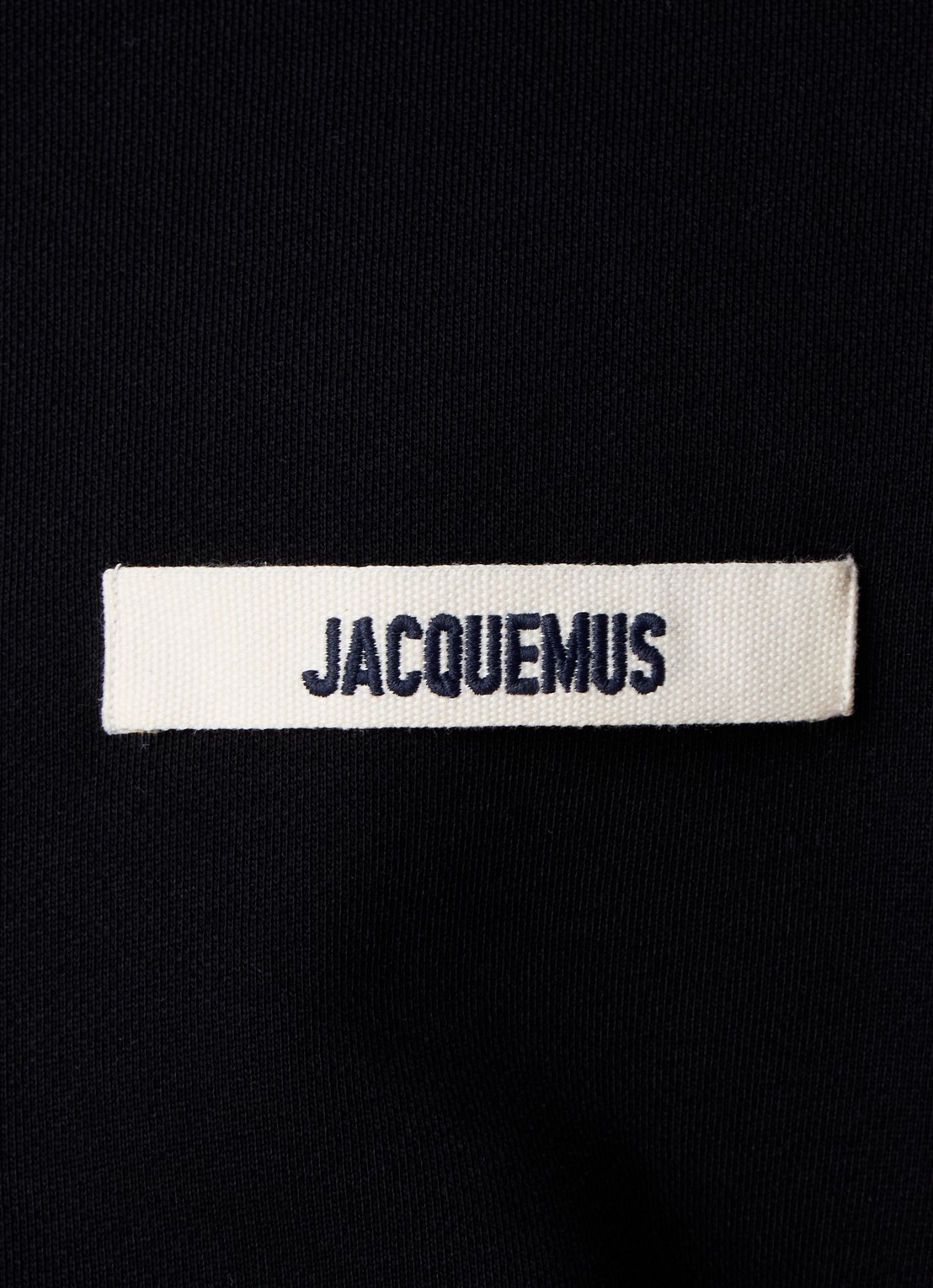 Jacquemus Sweatvest met logo - detail 3 zwart