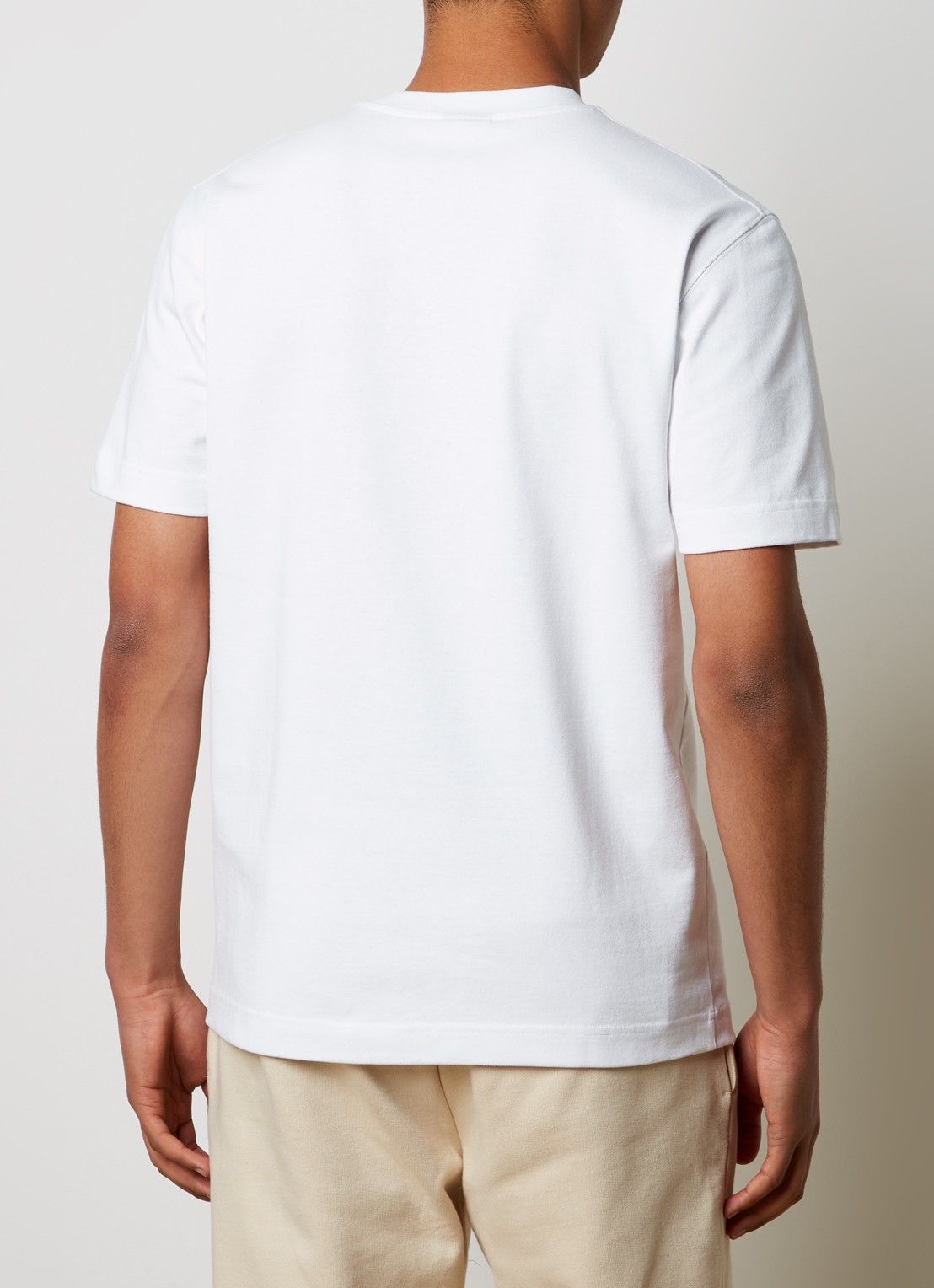 Jacquemus T-shirt met logo - achterkant 3 wit
