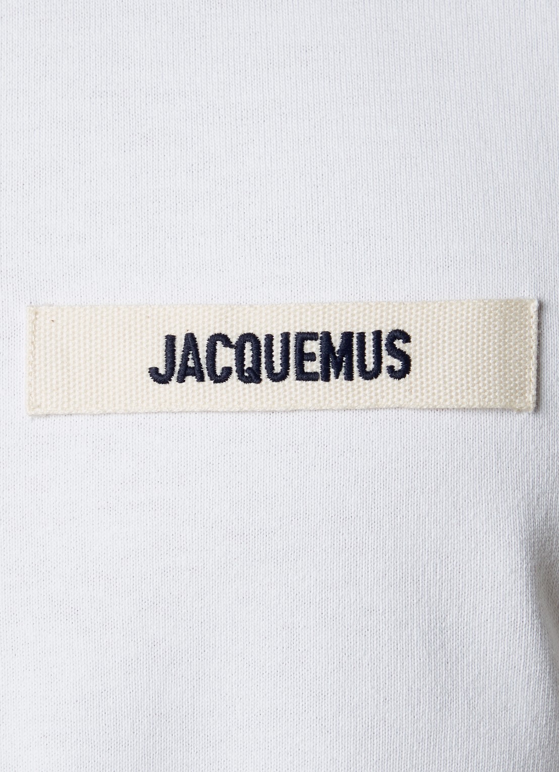 Jacquemus T-shirt met logo - detail 2 wit