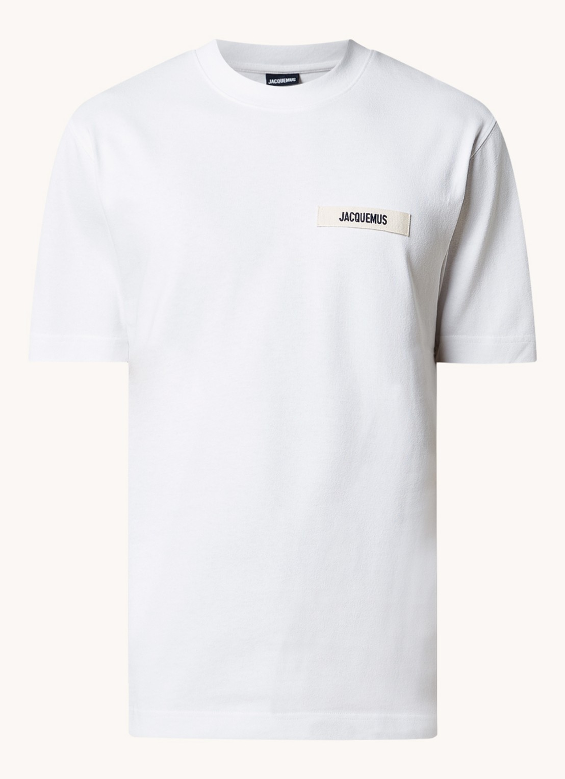 Jacquemus T-shirt met logo - voorkant 4 wit