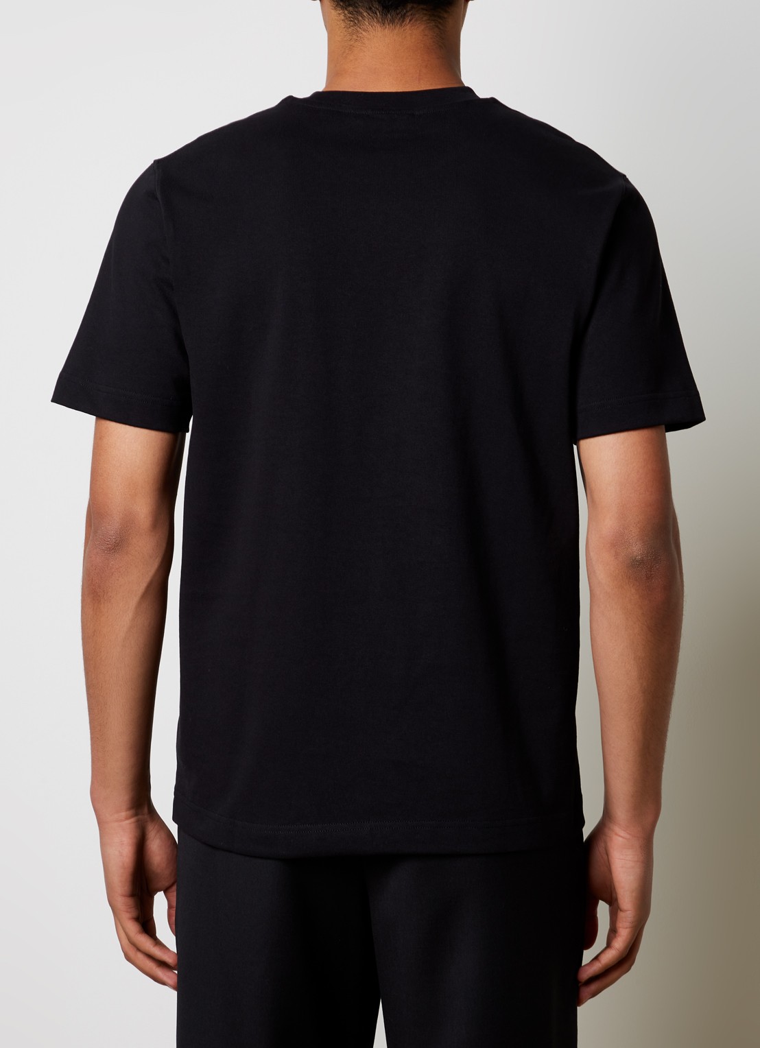 Jacquemus T-shirt met logo - achterkant 5 zwart