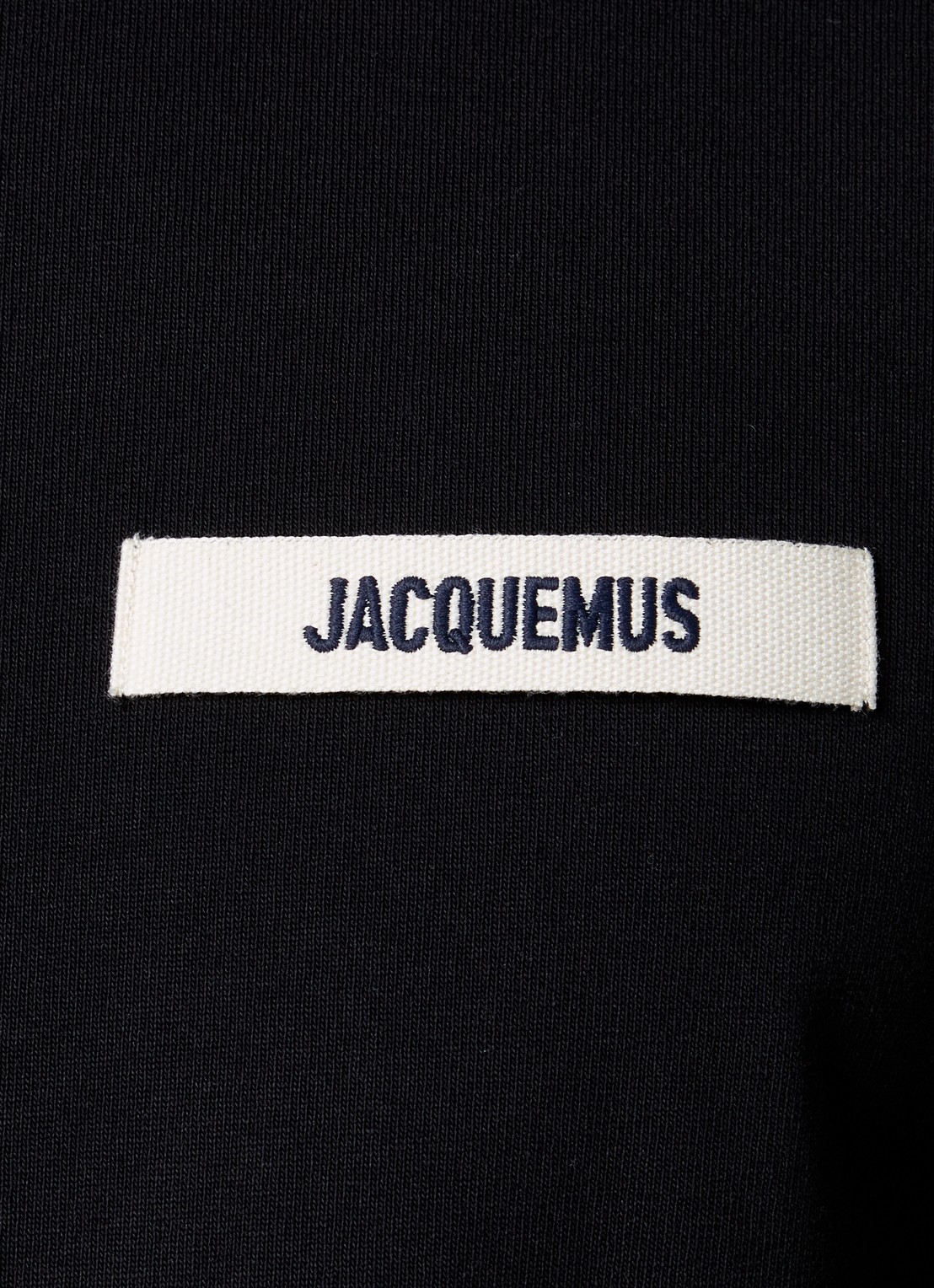 Jacquemus T-shirt met logo - detail 4 zwart