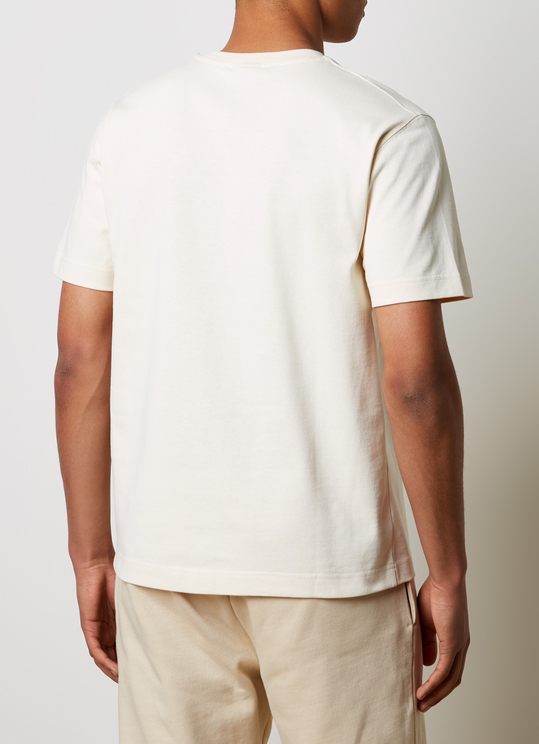 Jacquemus T-shirt met logo - achterkant 3 beige
