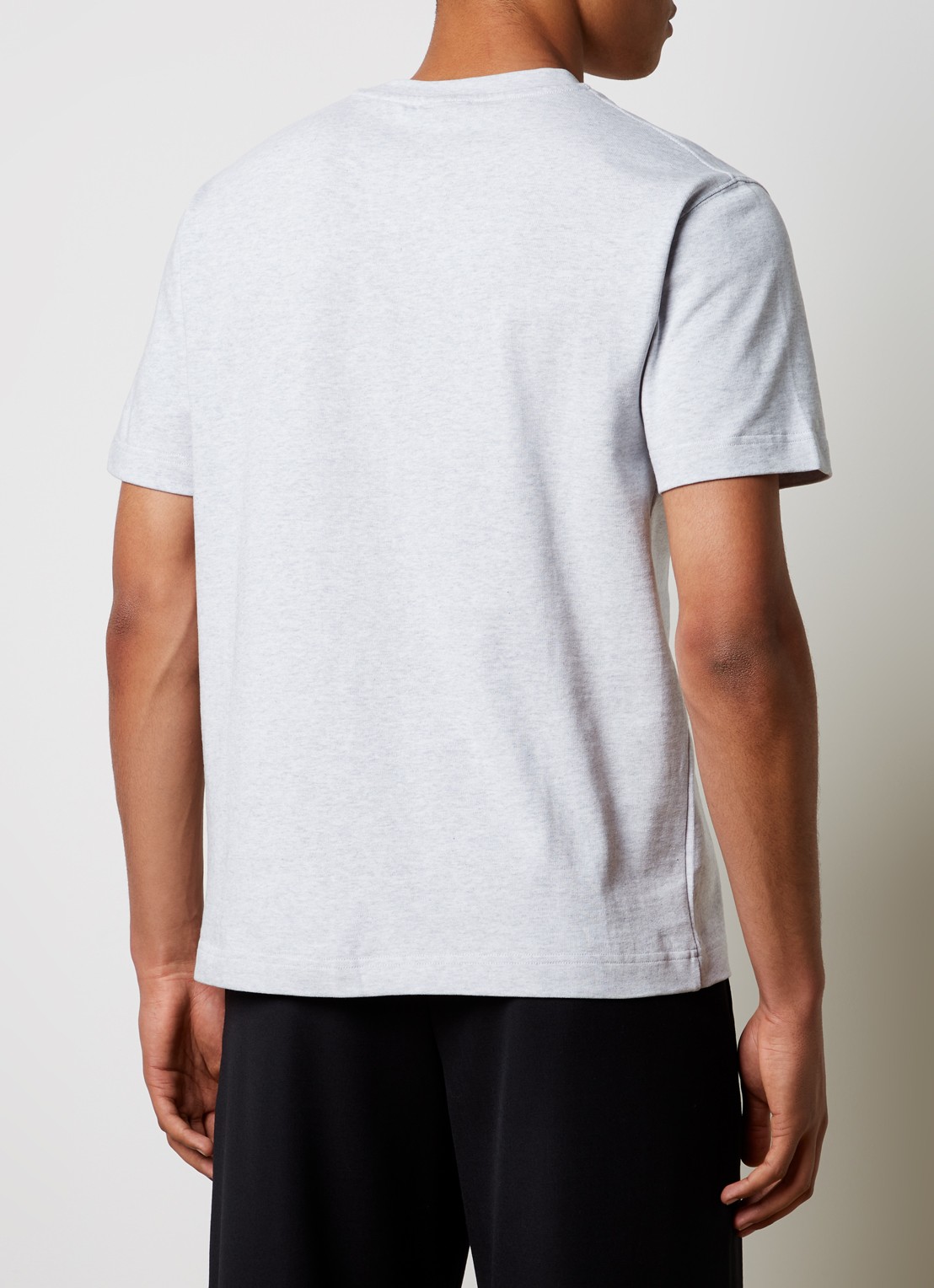 Jacquemus T-shirt met logo - achterkant 5 grijsmele