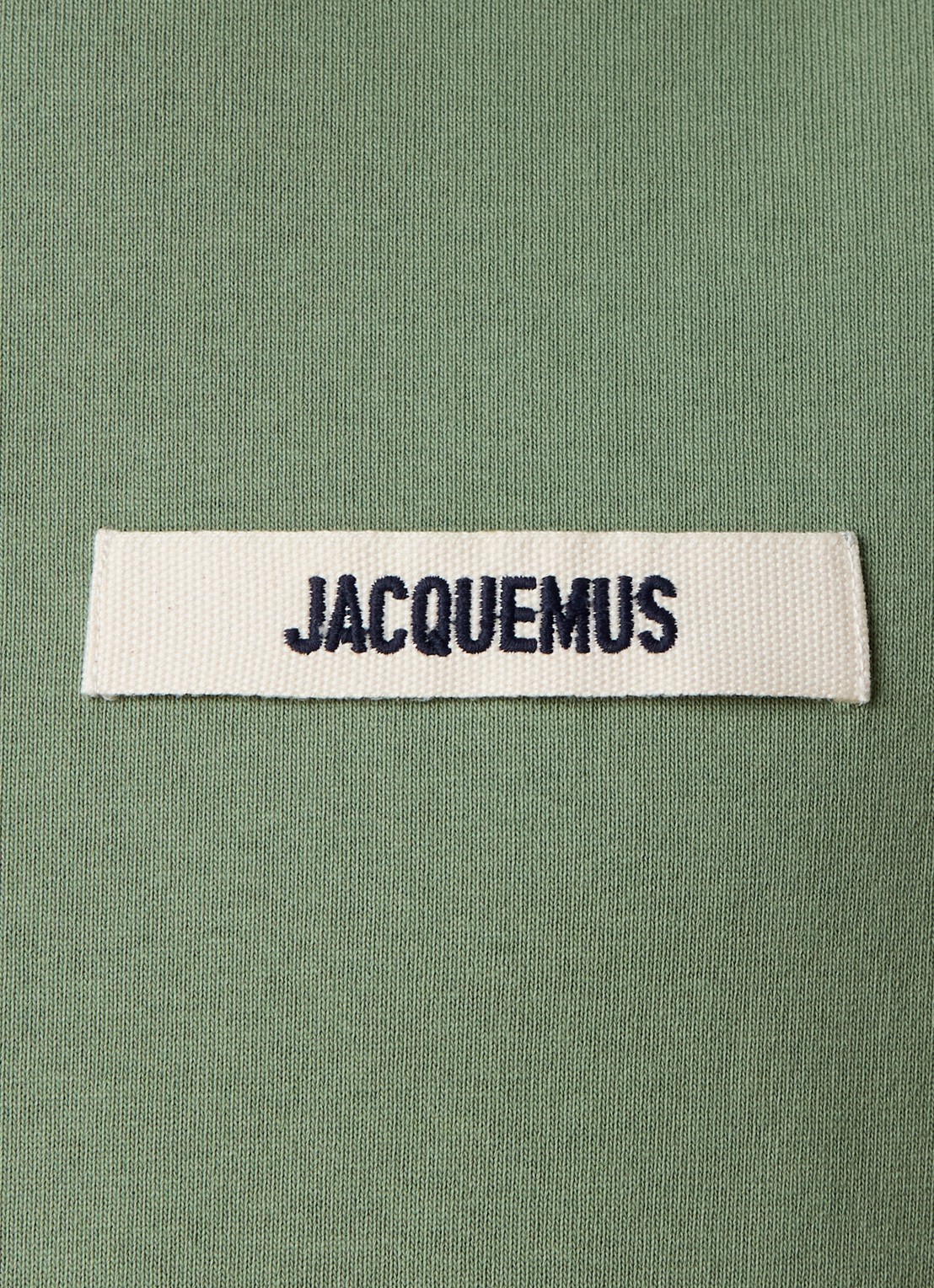 Jacquemus T-shirt met logo - detail 4 legergroen