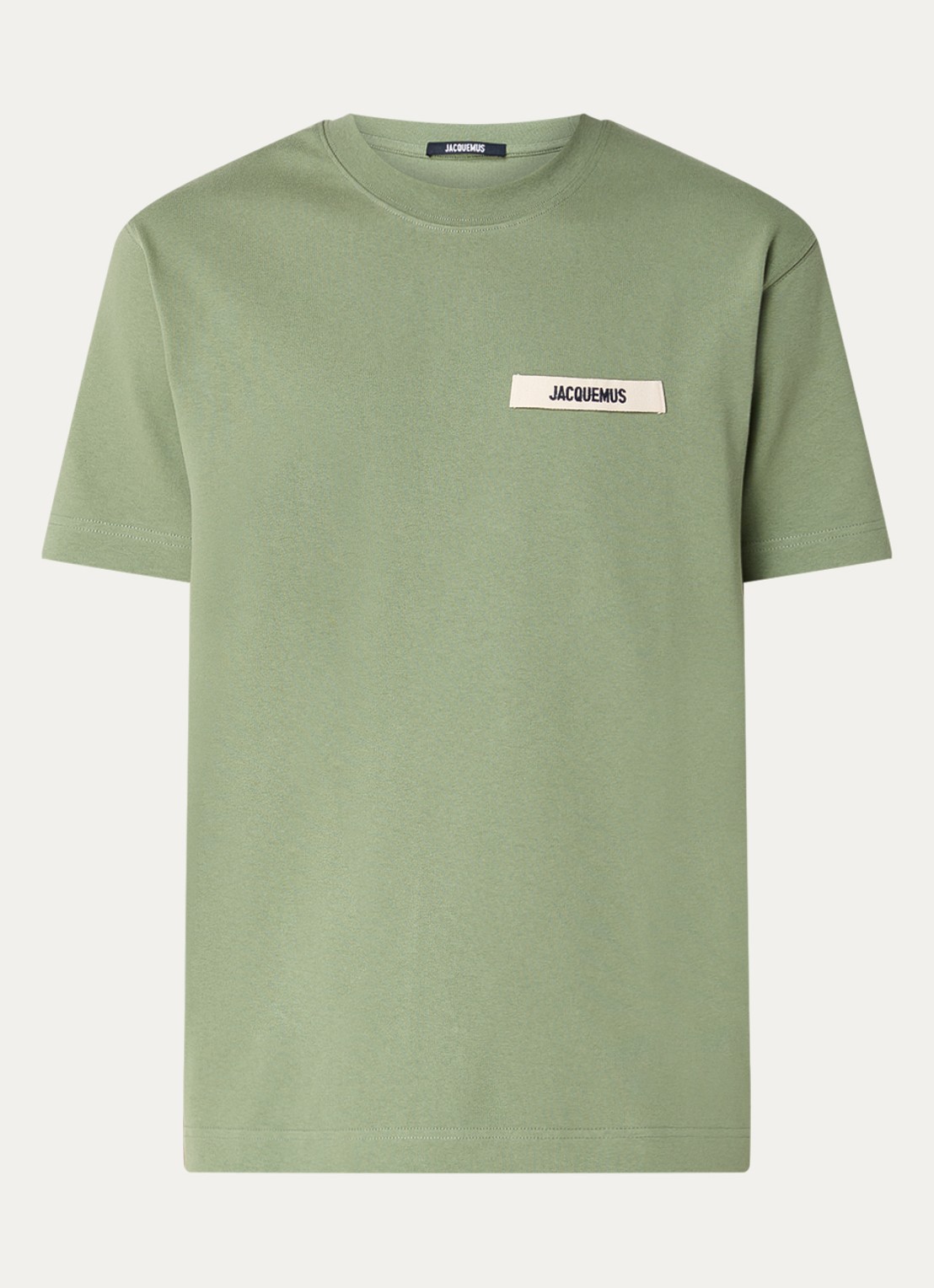 Jacquemus T-shirt met logo - voorkant legergroen