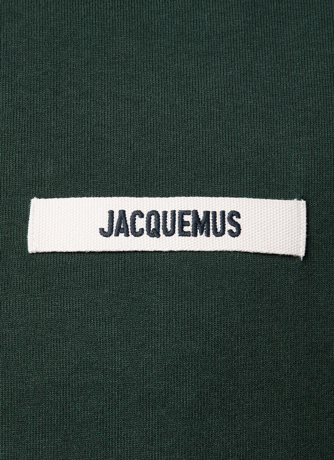 Jacquemus T-shirt met logo - detail 2 donkergroen