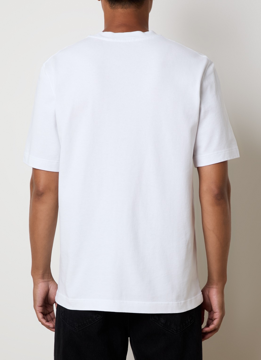 Jacquemus T-shirt met logo - achterkant wit