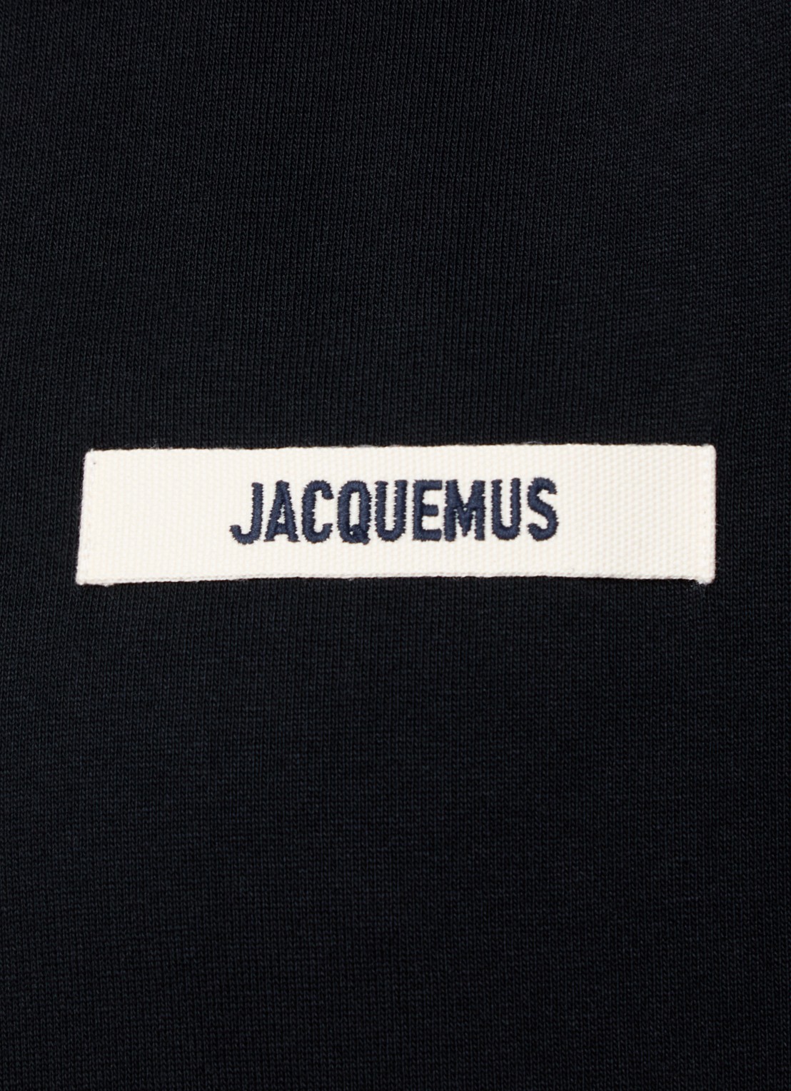 Jacquemus T-shirt met logo - detail 3 zwart