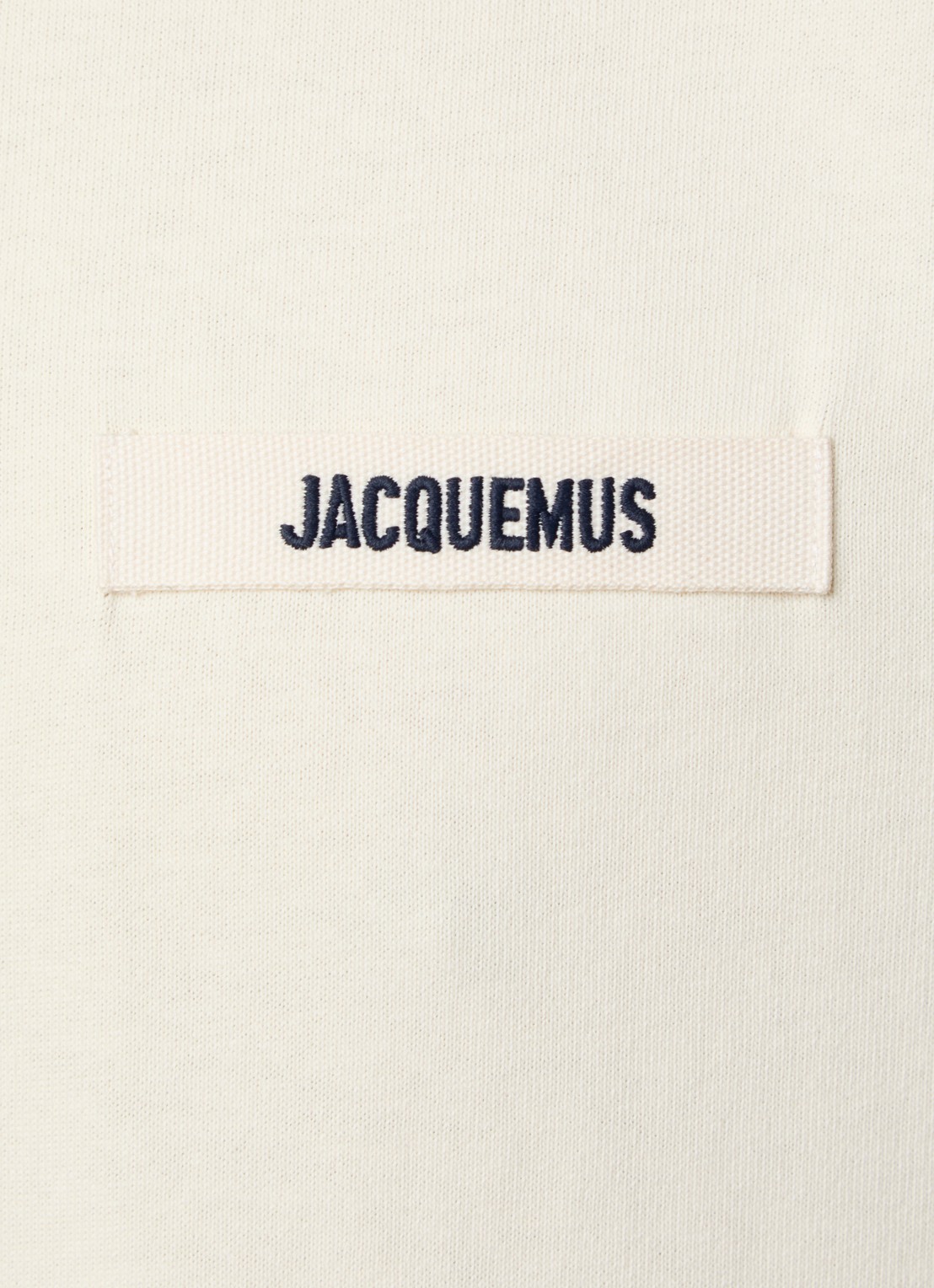 Jacquemus T-shirt met logo - detail 4 lichtgeel