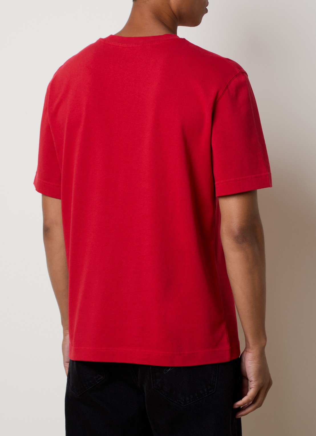 Jacquemus T-shirt met logo - achterkant 3 rood