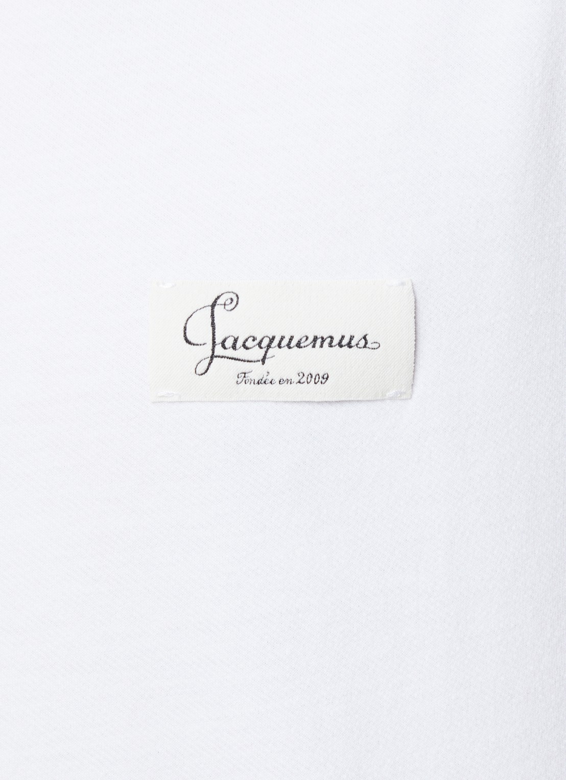 Jacquemus T-shirt met logo - detail 2 wit