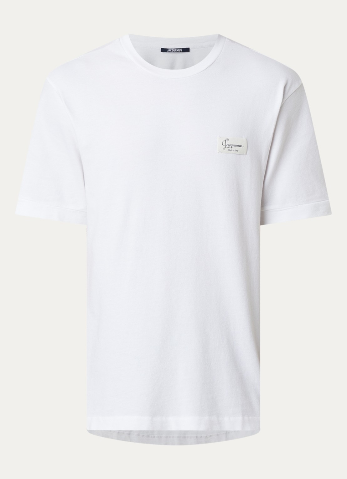 Jacquemus T-shirt met logo - voorkant 3 wit