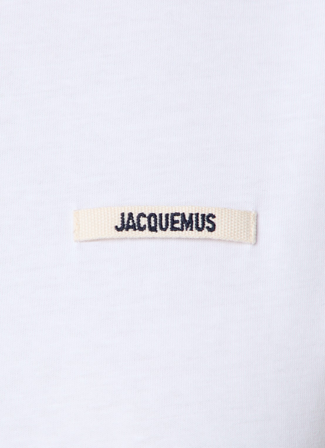 Jacquemus T-shirt met logo - detail 3 wit