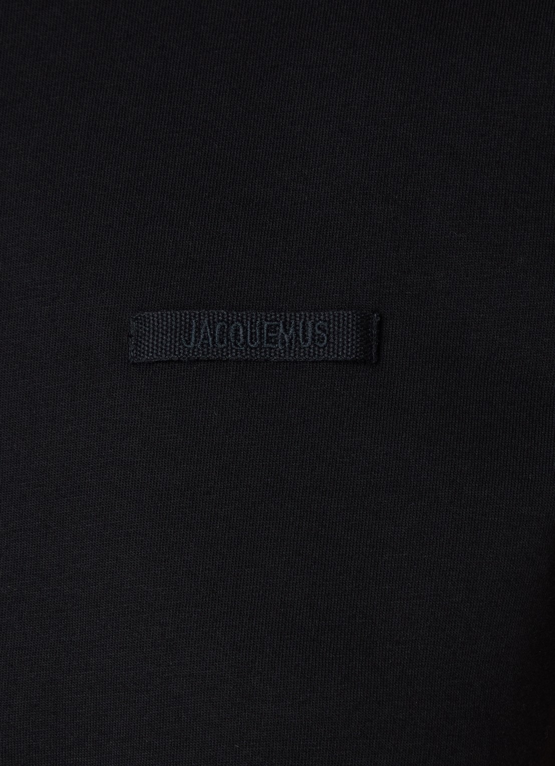 Jacquemus T-shirt met logo - detail 4 zwart