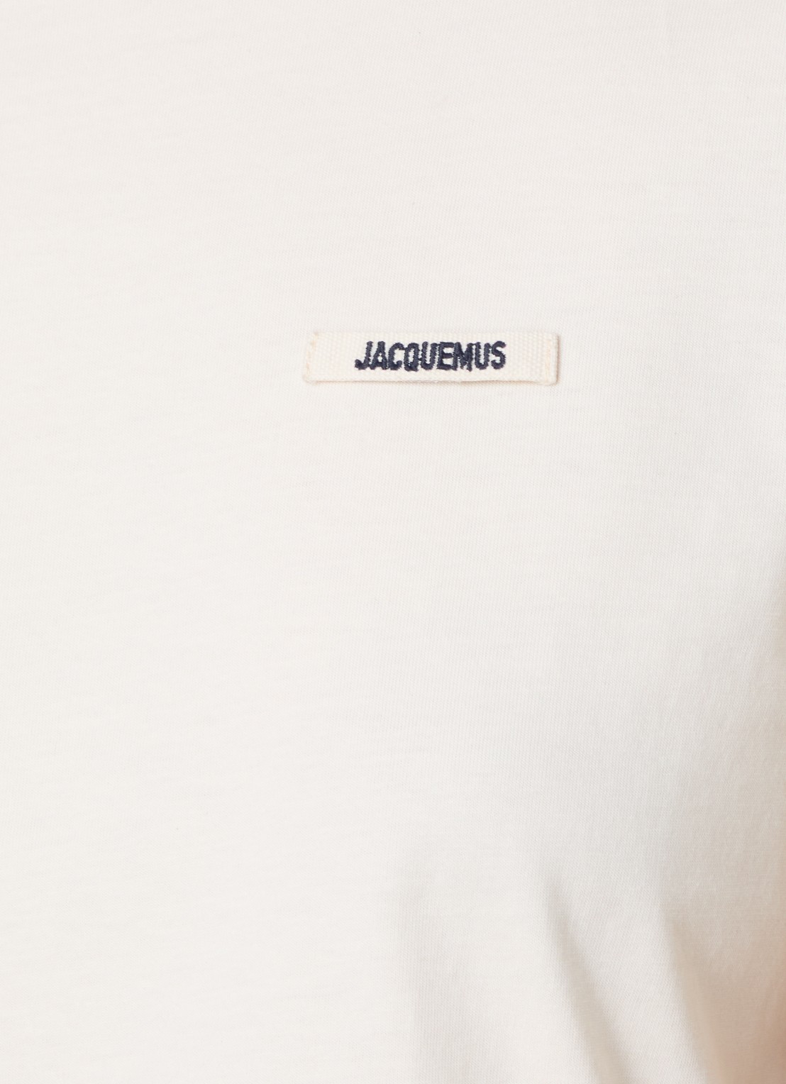 Jacquemus T-shirt met logo - detail 5 creme