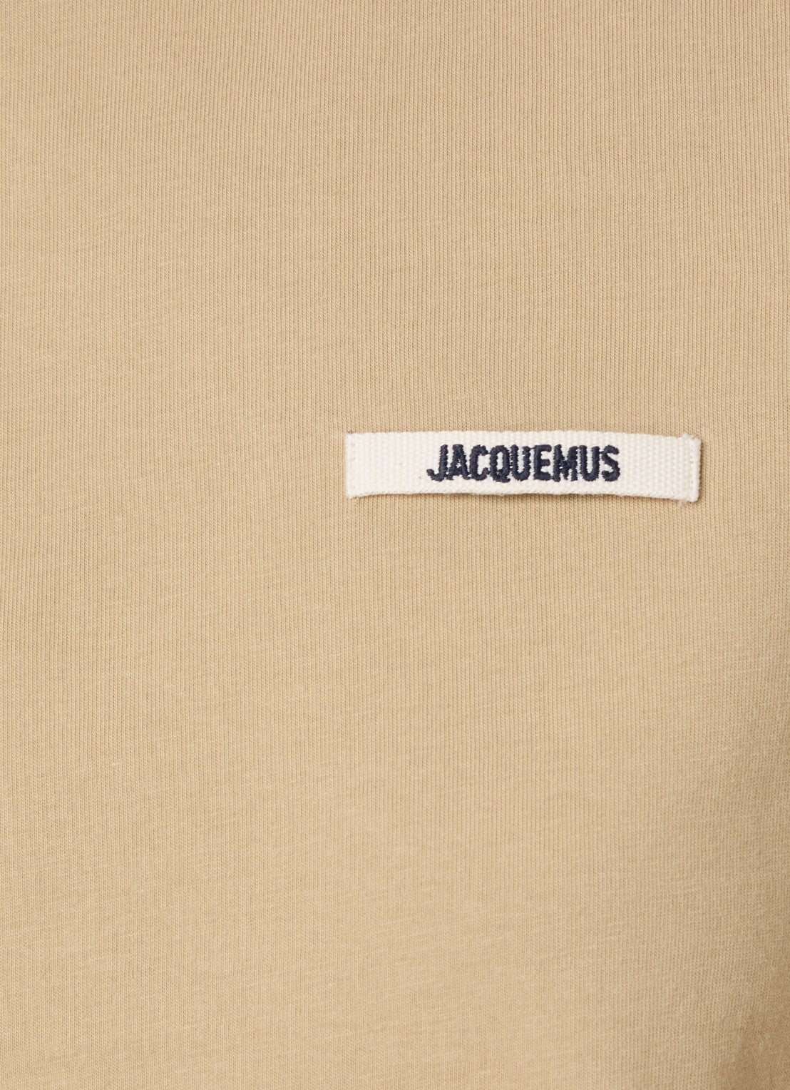 Jacquemus T-shirt met logo - detail 5 camel