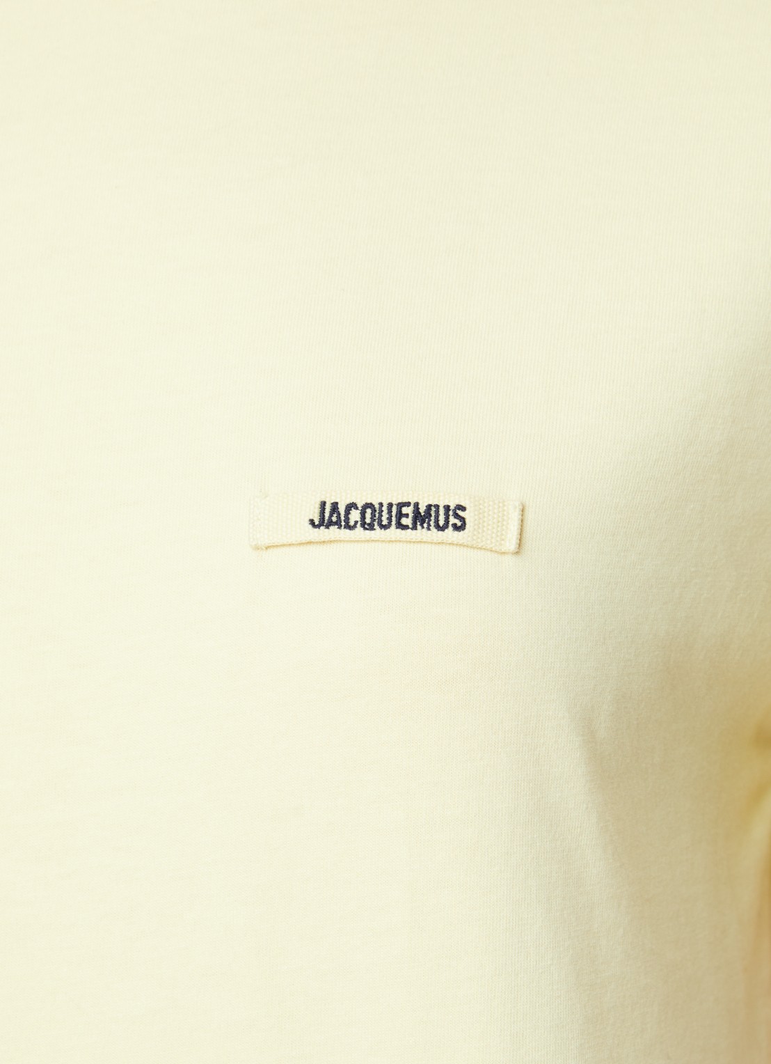 Jacquemus T-shirt met logo - detail 2 geel