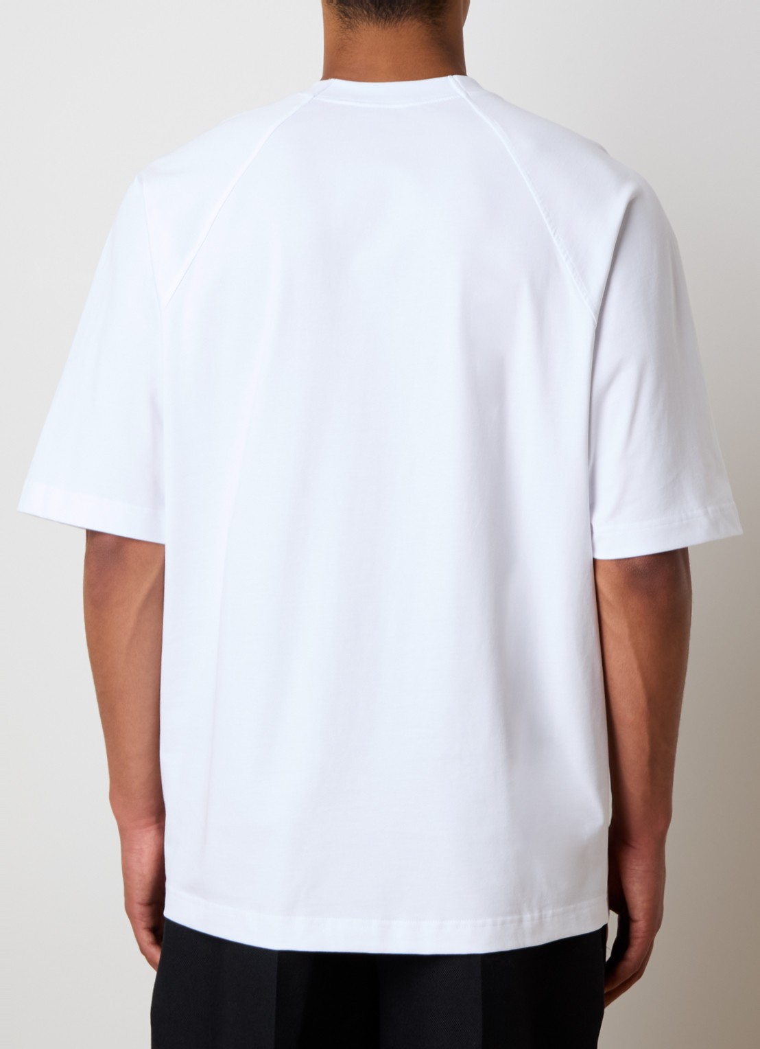 Jacquemus T-shirt met logoprint - achterkant 5 wit