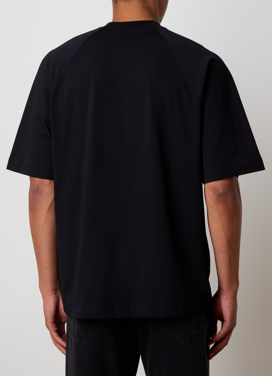 Jacquemus T-shirt met logoprint - achterkant 5 zwart