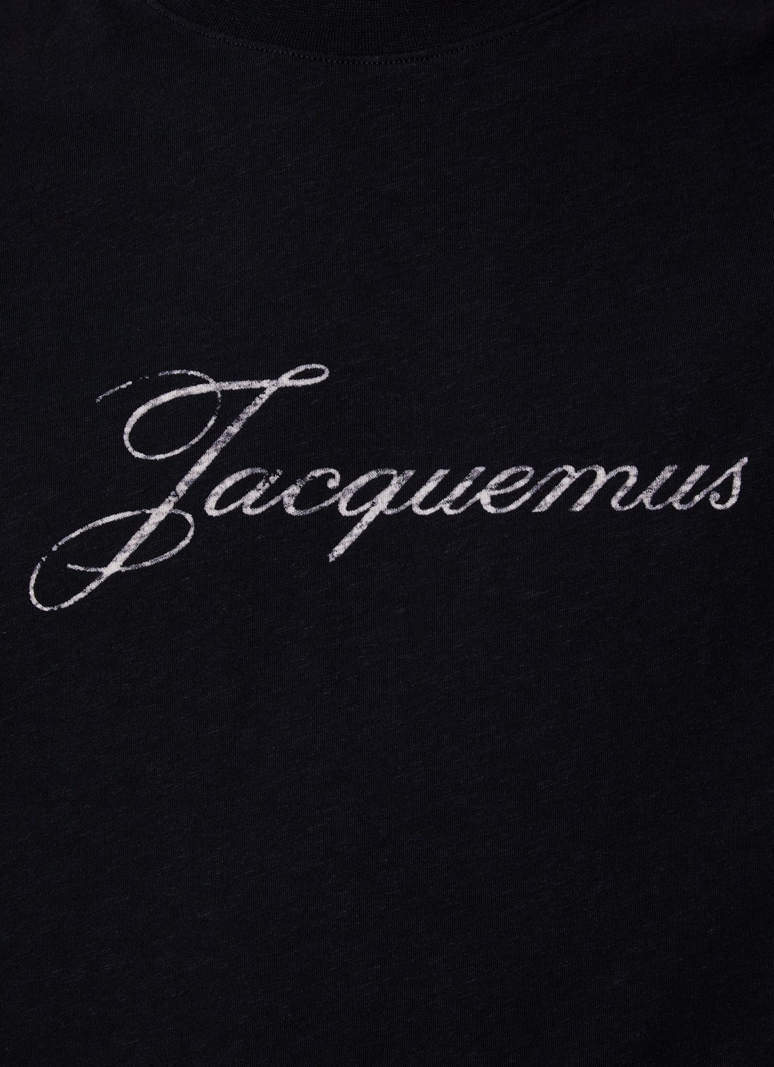 Jacquemus T-shirt met logoprint - detail 2 zwart