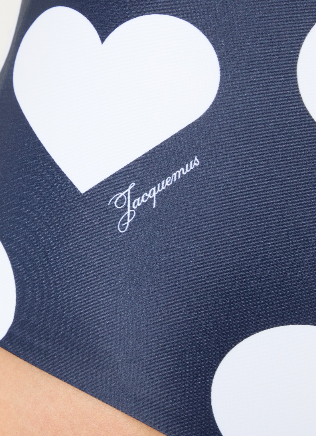 Jacquemus The Bastide Halter badpak met print  - detail 5 donkerblauw