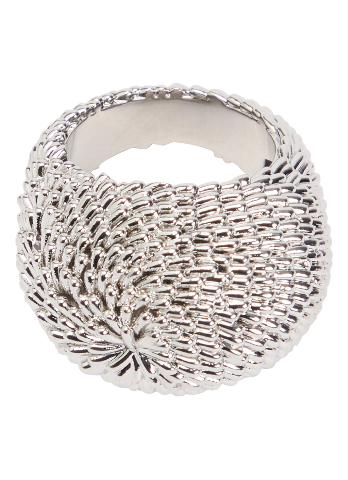 Jacquemus The Hérisson ring - voorkant zilver
