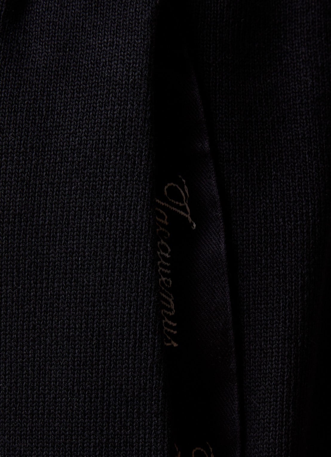 Jacquemus Wide fit broek met logo en steekzakken - detail 3 zwart