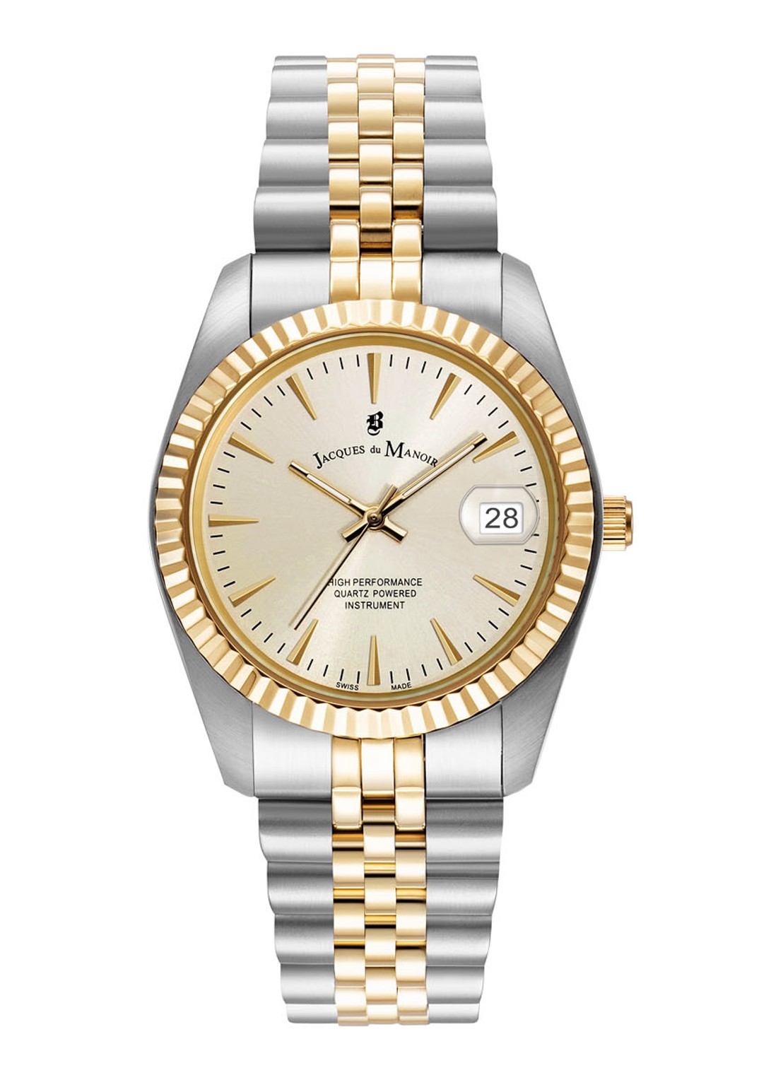 Jacques du Manoir Inspiration classic horloge JWG02202 - voorkant 3 zilver