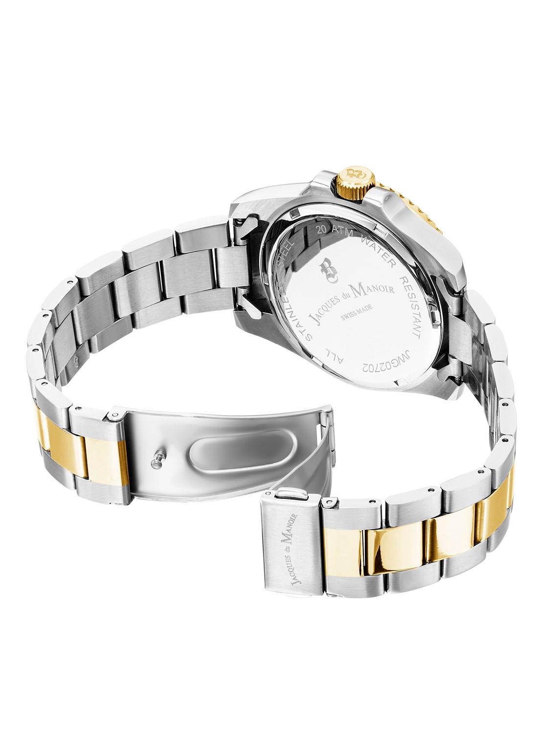 Jacques du Manoir Inspiration horloge JWG03004 - voorkant 2 zilver
