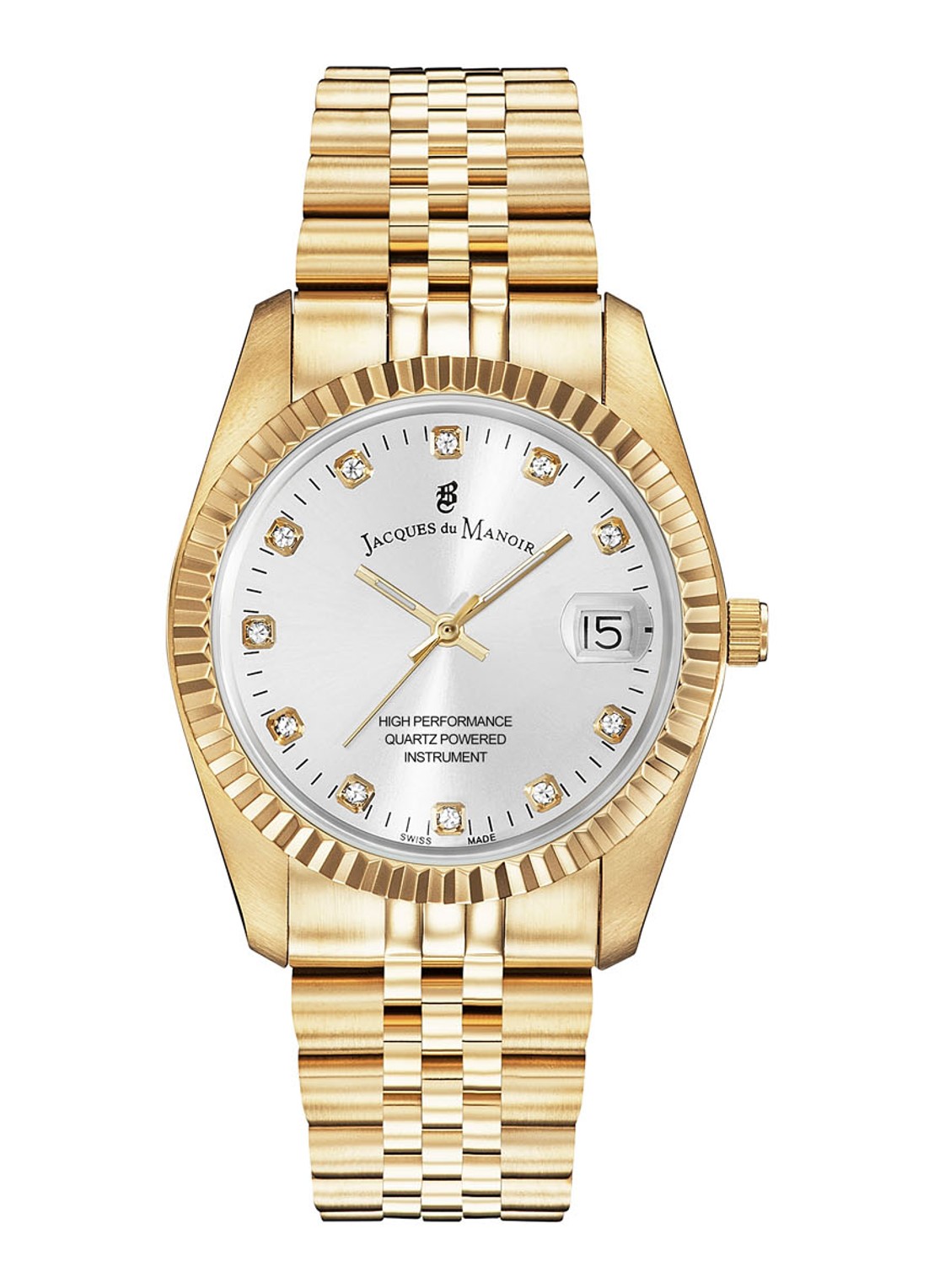 Jacques du Manoir Inspiration horloge NRO.11 - voorkant goud