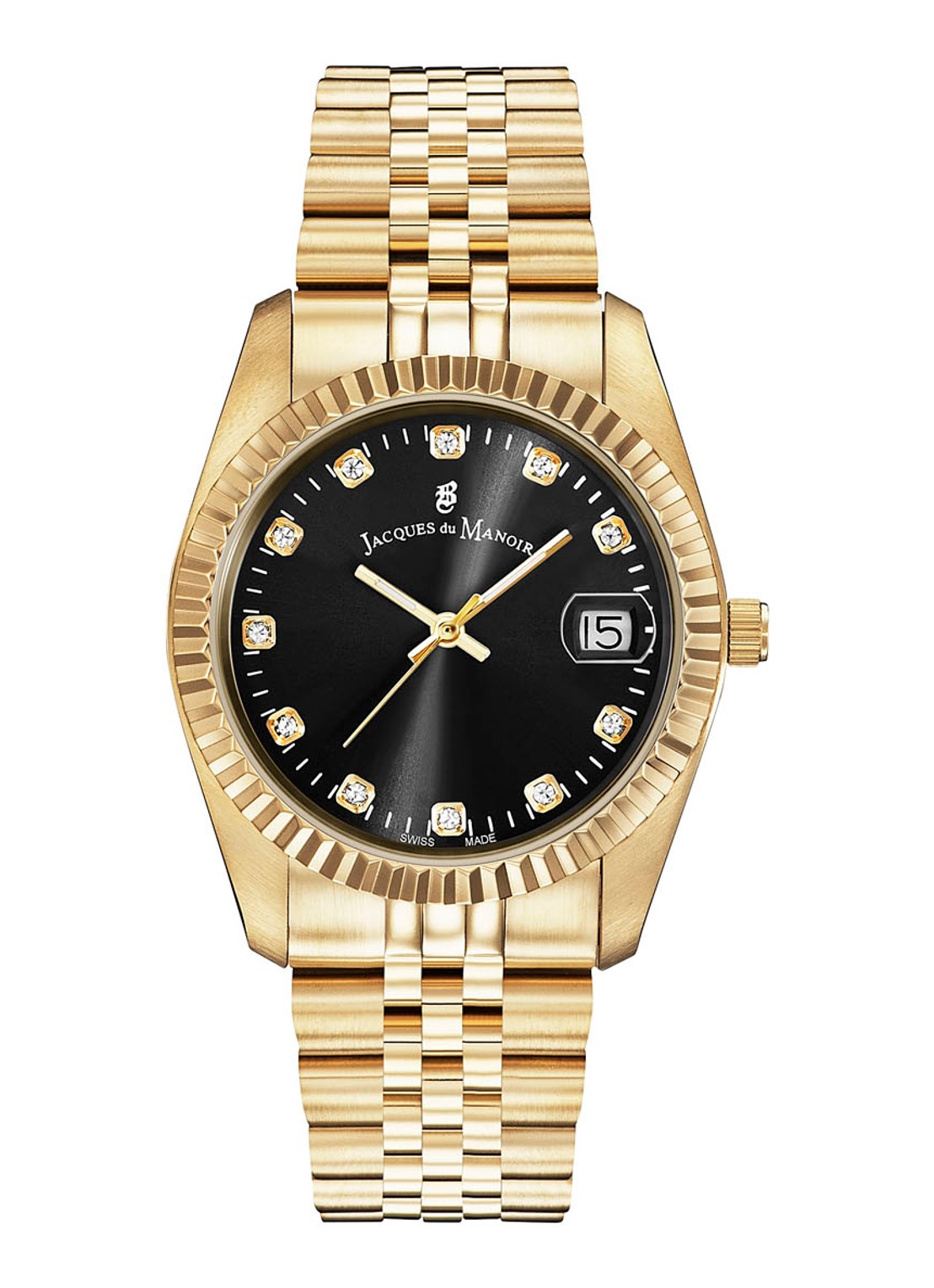 Jacques du Manoir Inspiration horloge NRO.21 - voorkant goud