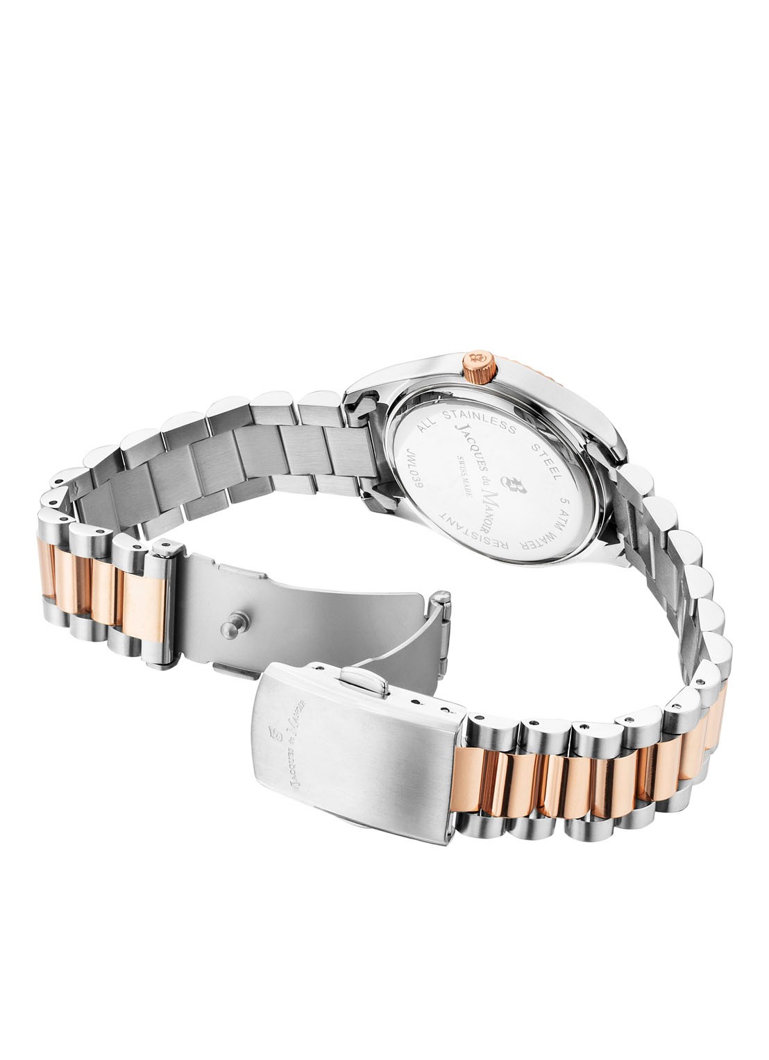 Jacques du Manoir Inspiration Prime horloge JWL03903 - detail 2 zilver