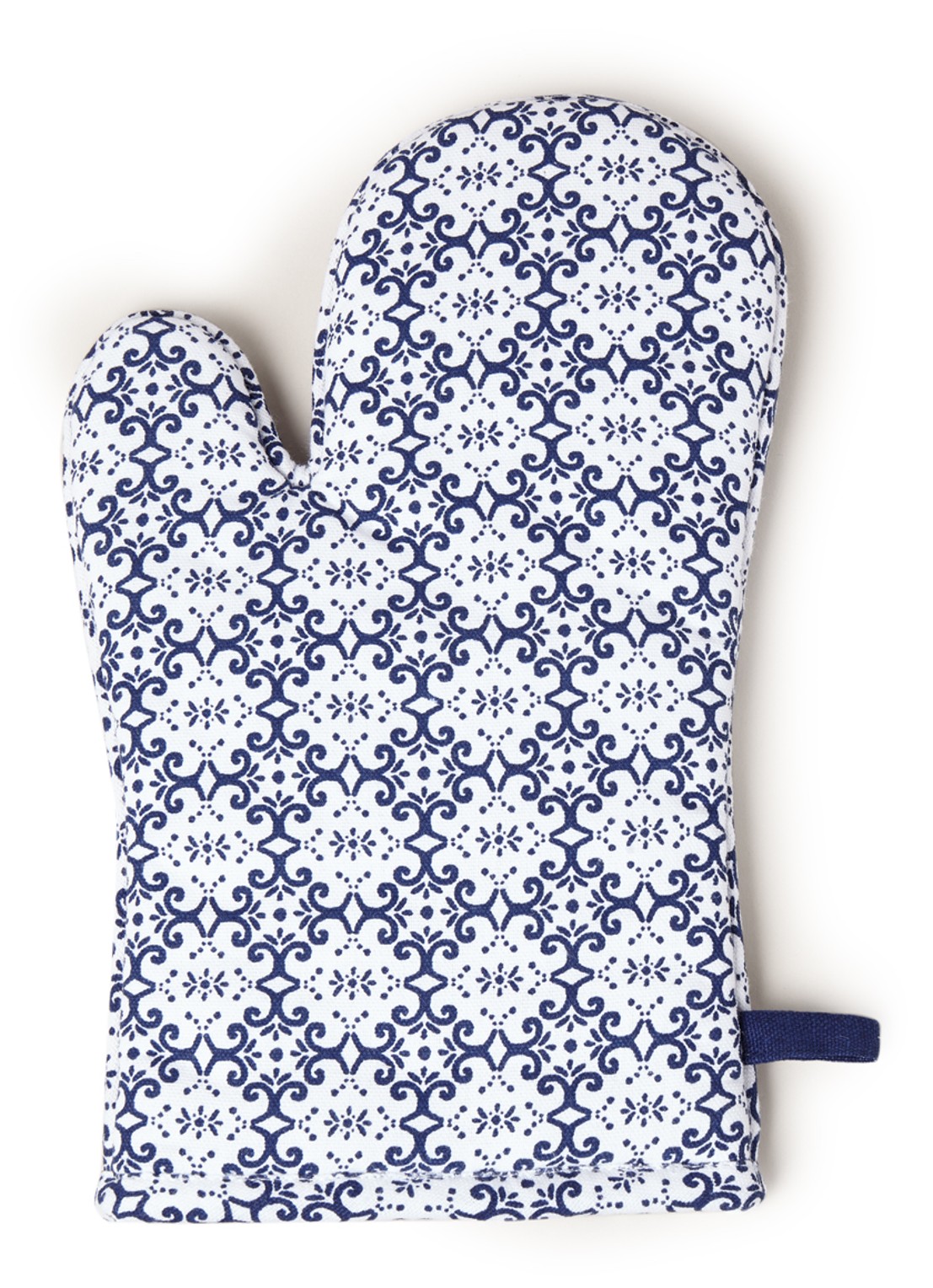 Janny van der Heijden  Tiles ovenwant  - voorkant 2 donkerblauw