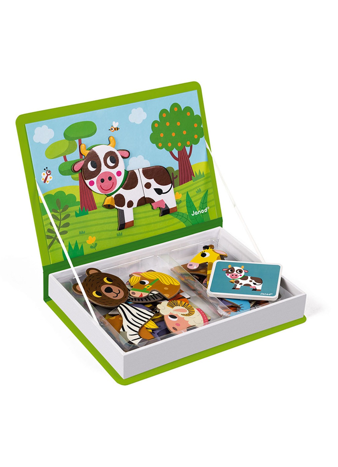 Janod Animals magneet speelset - detail 2 groen